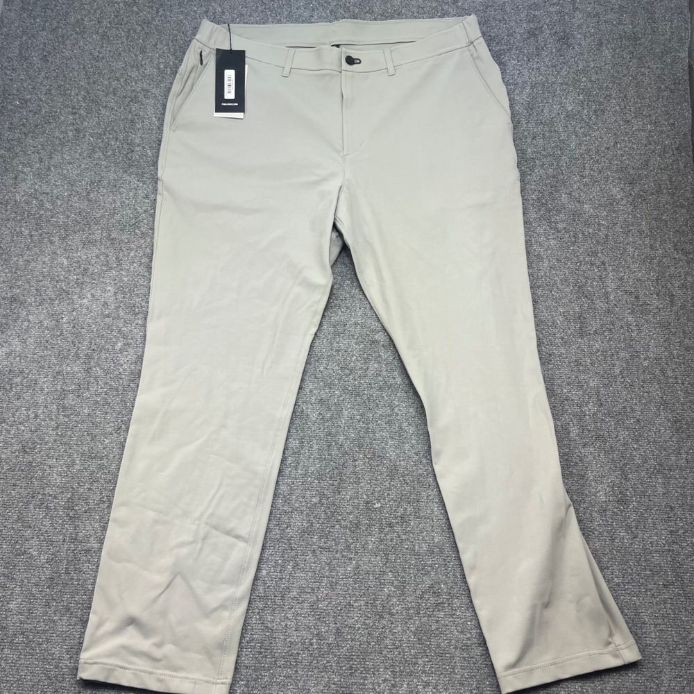 Public Rec All Day Every Day 5-Pocket Pant Fog Gray Mens 40x32 NEW